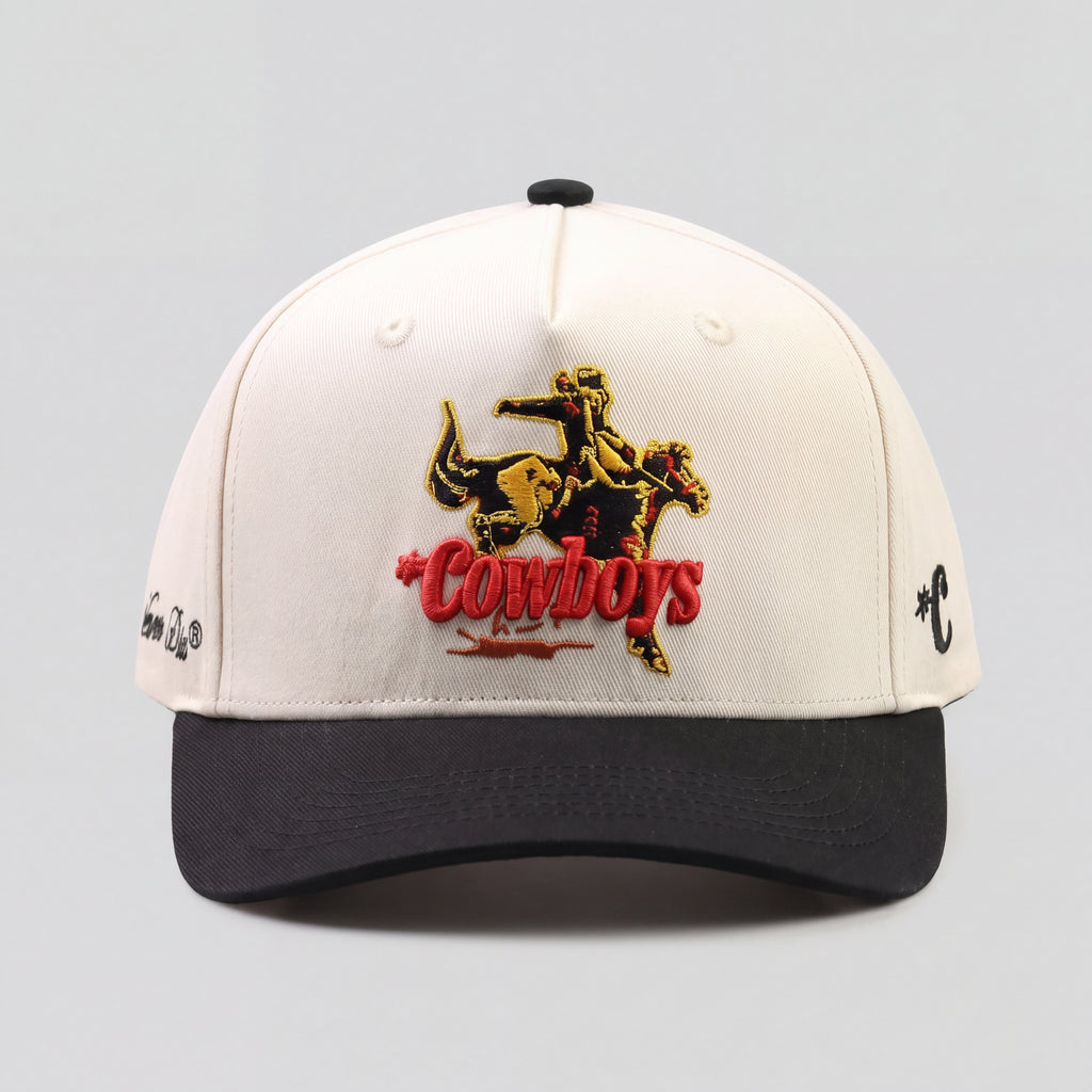 THE HIGH DESERT SNAPBACK - BONE/BLACK