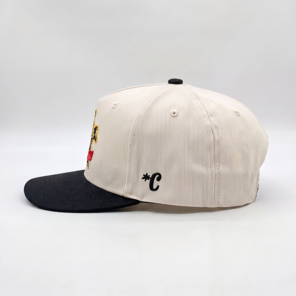 THE HIGH DESERT SNAPBACK - BONE/BLACK