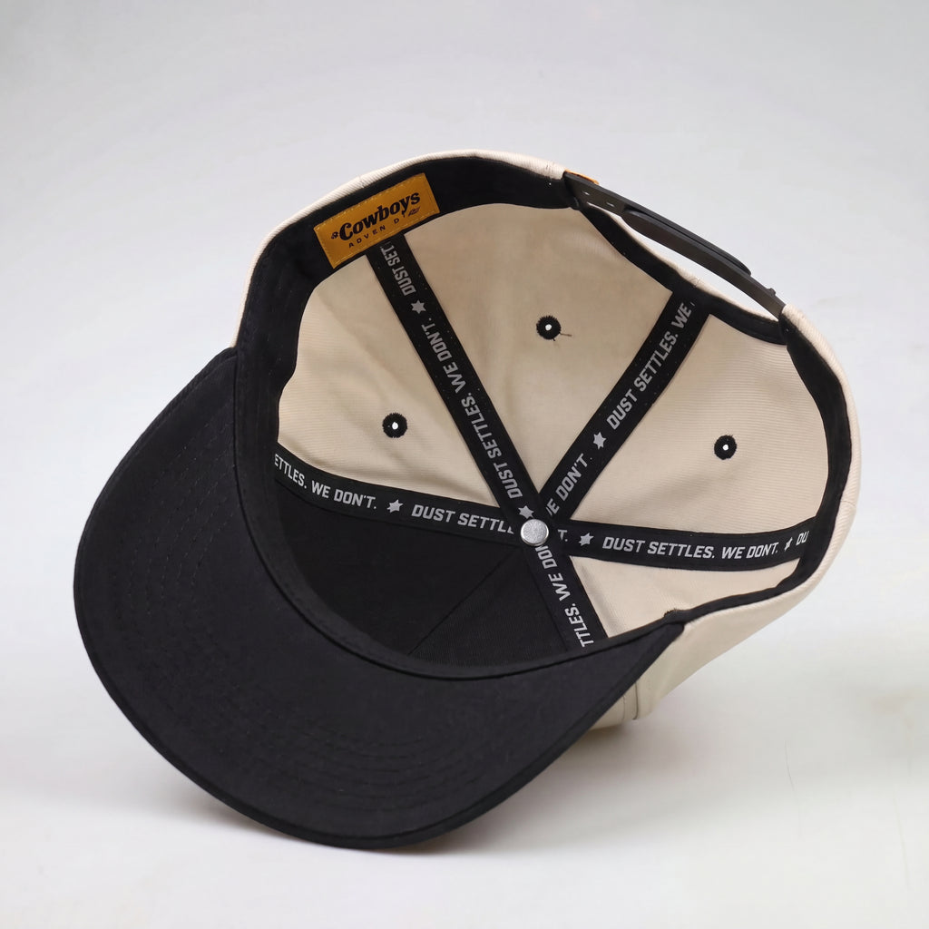 THE HIGH DESERT SNAPBACK - BONE/BLACK