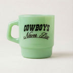 COWBOY GLASS MUG - DUST PINE