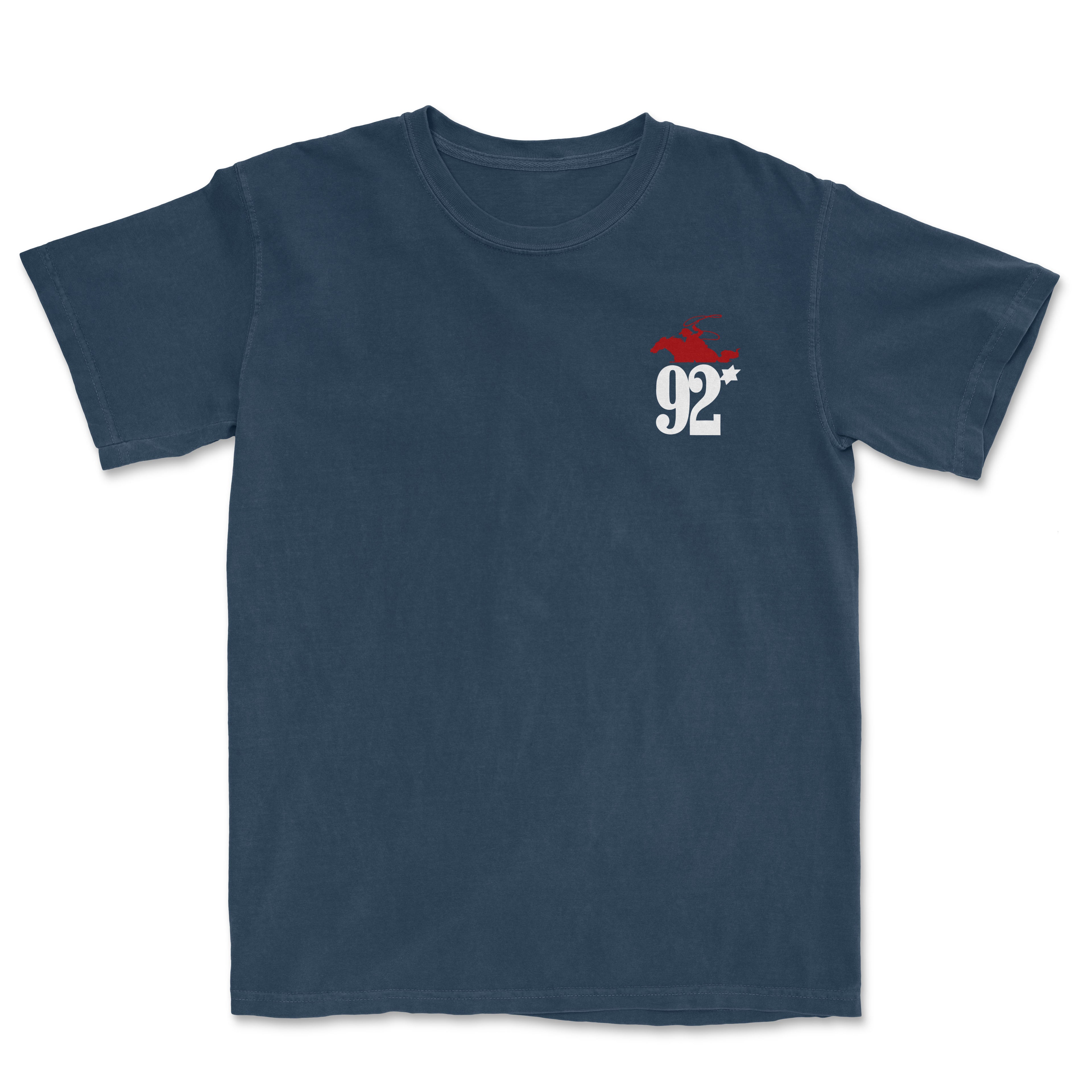 The FREEDOM RULES TEE (DUST NAVY)